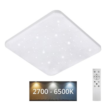 LED Stmievateľné stropné svietidlo FLORA LED/60W/230V 2700-6500K 53x53 cm + diaľkové ovládanie