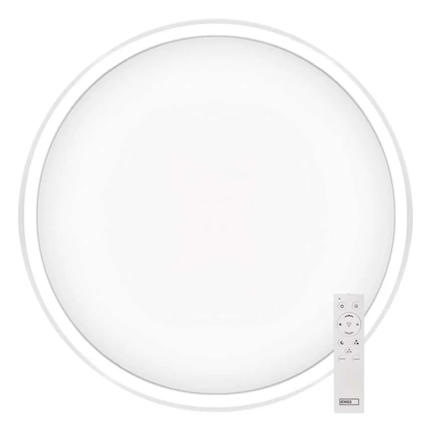 LED Stmievateľné stropné svietidlo GoSmart LED/45W/230V pr. 50 cm 2700-6500K Wi-Fi Tuya + diaľkové ovládanie