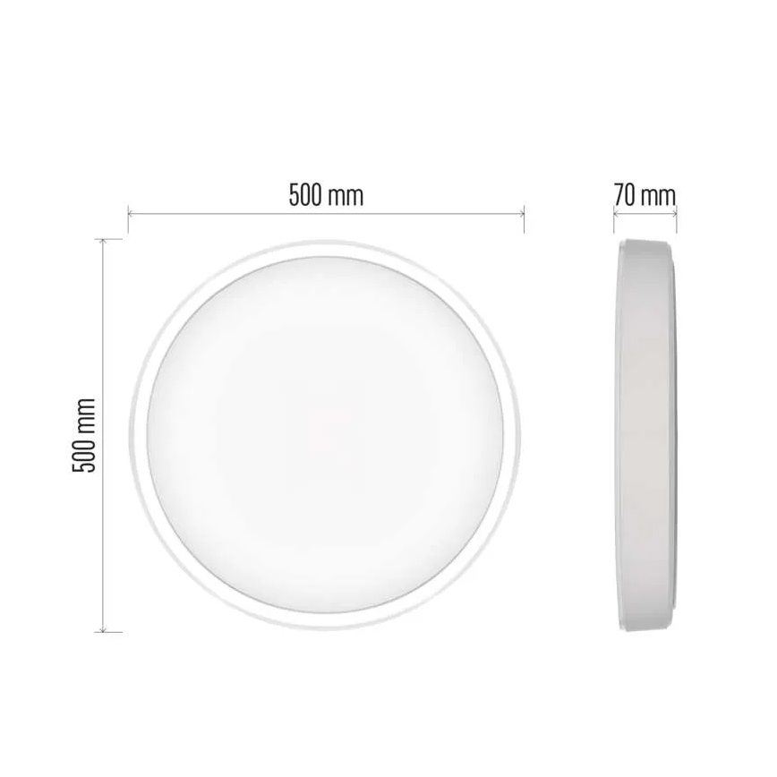 LED Stmievateľné stropné svietidlo GoSmart LED/45W/230V pr. 50 cm 2700-6500K Wi-Fi Tuya + diaľkové ovládanie