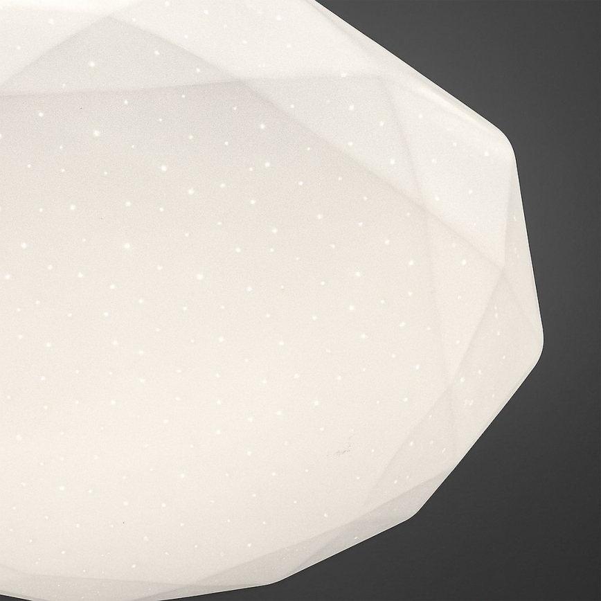 LED Stmievateľné stropné svietidlo HEX LED/72W/230V 3000-6000K pr. 50 cm biela + diaľkové ovládanie