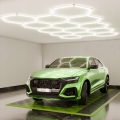 LED stmievateľné stropné svietidlo HEXAGON LED/570W/85-265V 5000K 522x298 cm CRI 90 IP54 biela