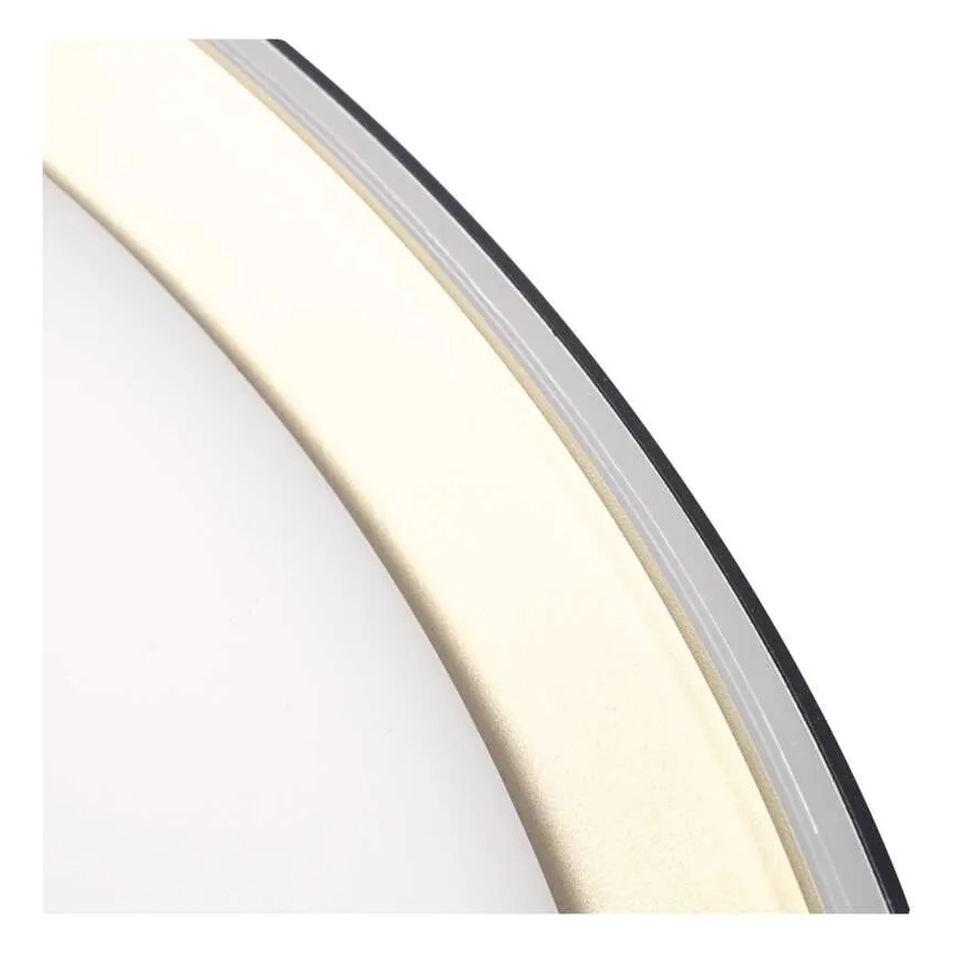 LED stmievateľné stropné svietidlo ILVI LED/30W/230V 2700-6500K priemer 40 cm čierna/mosadz + diaľkové ovládanie