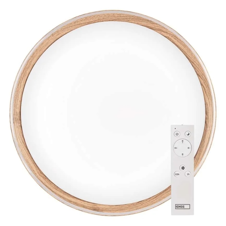 LED Stmievateľné stropné svietidlo ILVI LED/30W/230V 2700-6500K pr. 40 cm béžová + diaľkové ovládanie