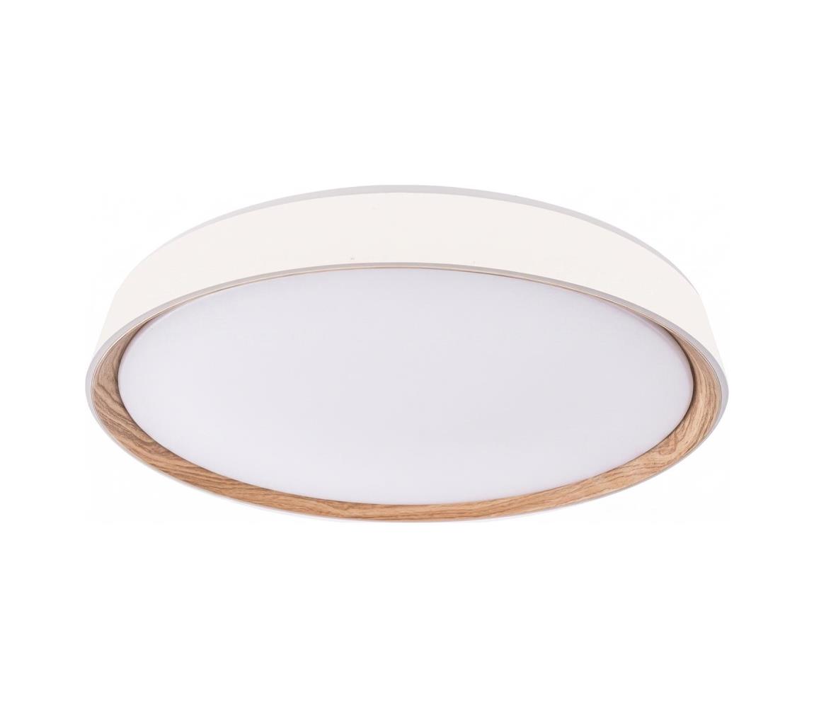 LED stmievateľné stropné svietidlo ILVI LED/45W/230V 2700-6500K pr. 50 cm biela/béžová+DO ZM5115