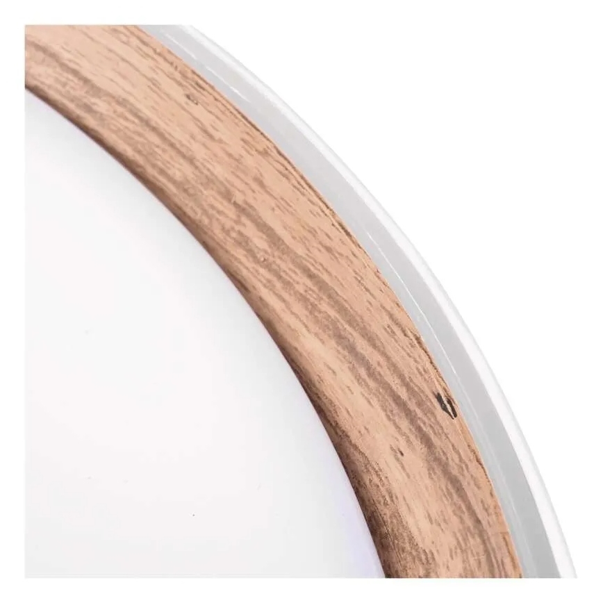 LED stmievateľné stropné svietidlo ILVI LED/45W/230V 2700-6500K priem. 50 cm biela/béžová + diaľkové ovládanie