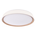 LED stmievateľné stropné svietidlo ILVI LED/45W/230V 2700-6500K priem. 50 cm biela/béžová + diaľkové ovládanie