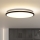 LED Stmievateľné stropné svietidlo JAMIL LED/48W/230V 3000-6500K čierna + diaľkové ovládanie