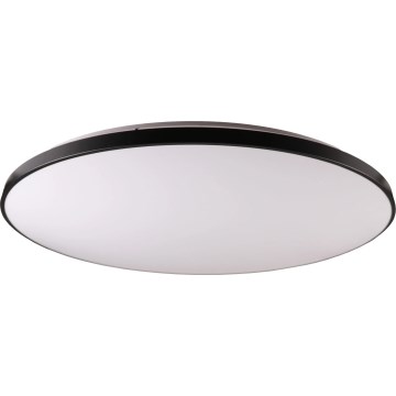 LED stmievateľné stropné svietidlo KERN LED/100W/230V 3000/4000/6000K pr. 100 cm čierna + s diaľkovým ovládačom