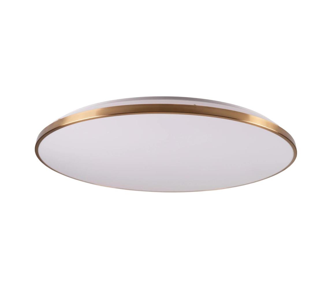 LED stmievateľné stropné svietidlo KERN LED/80W/230V, priemer 80 cm, zlaté + diaľkové ovládanie 331922