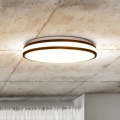 LED Stmievateľné stropné svietidlo LASKOS LED/48W/230V 3000-6500K čierna + diaľkové ovládanie
