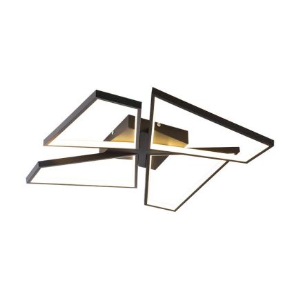 LED Stmievateľné stropné svietidlo LED/115W/230V 3000-6500K čierna + diaľkové ovládanie