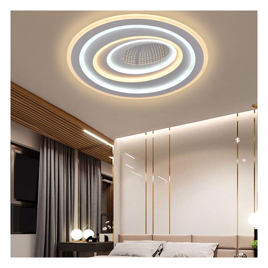 LED Stmievateľné stropné svietidlo LED/120W/230V 3000-6500K + diaľkové ovládanie