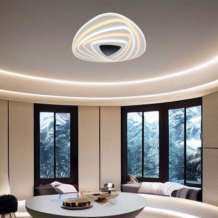 LED Stmievateľné stropné svietidlo LED/120W/230V 3000-6500K + diaľkové ovládanie