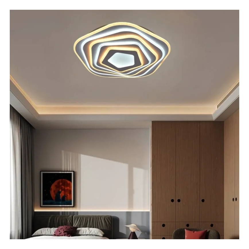 LED Stmievateľné stropné svietidlo LED/125W/230V 3000-6500K + diaľkové ovládanie
