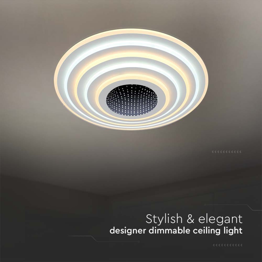 LED Stmievateľné stropné svietidlo LED/125W/230V 3000-6500K + diaľkové ovládanie