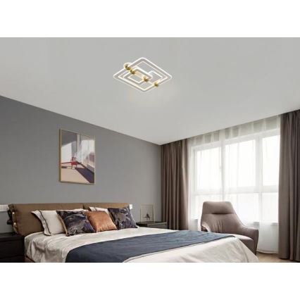 LED stmievateľné stropné svietidlo LED/140W/230V 3000-6500K + diaľkové ovládanie