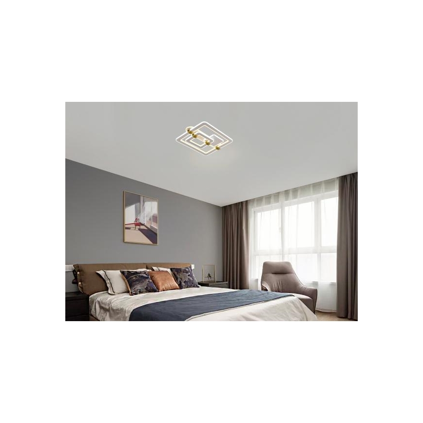 LED stmievateľné stropné svietidlo LED/140W/230V 3000-6500K + diaľkové ovládanie