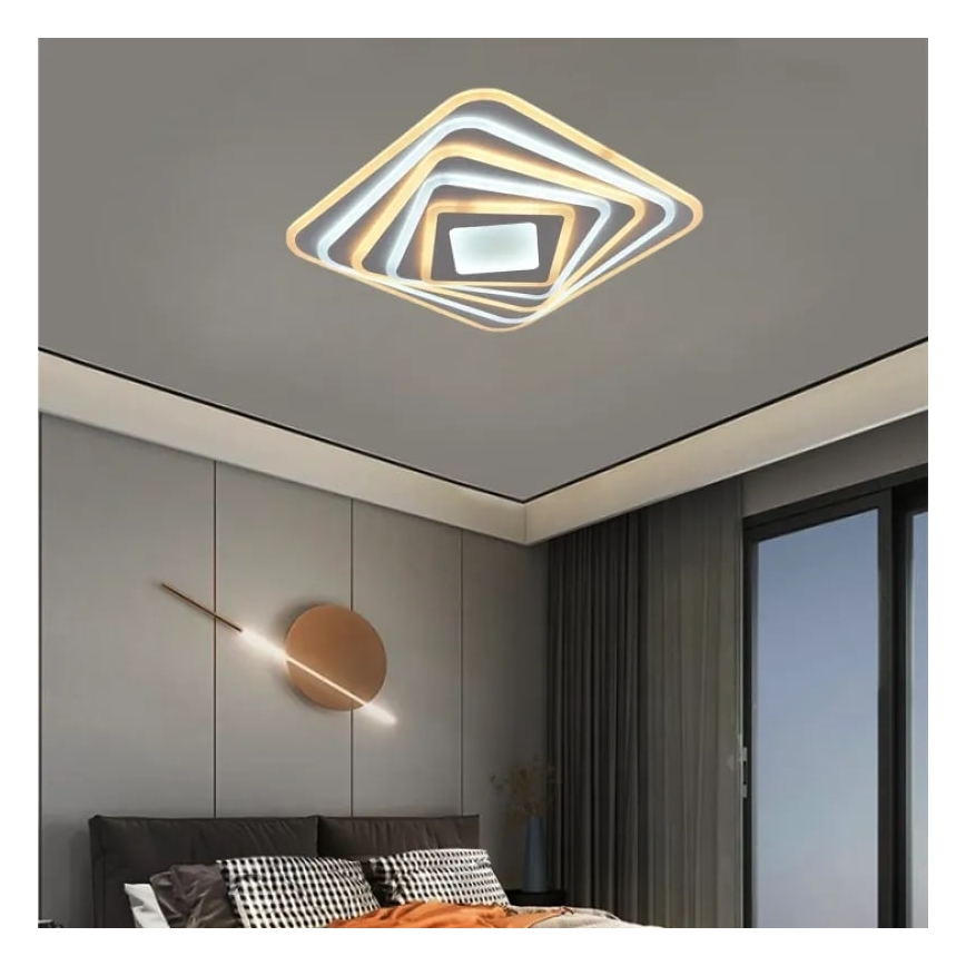 LED Stmievateľné stropné svietidlo LED/150W/230V 3000-6500K + diaľkové ovládanie
