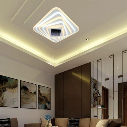 LED Stmievateľné stropné svietidlo LED/150W/230V 3000-6500K + diaľkové ovládanie