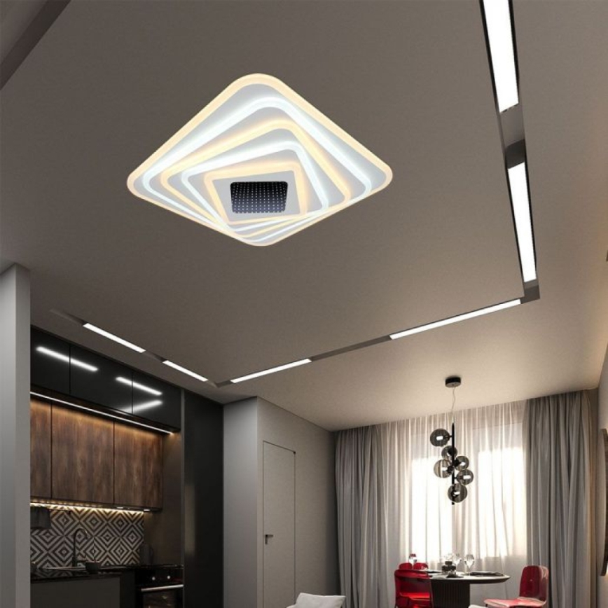 LED Stmievateľné stropné svietidlo LED/150W/230V 3000-6500K + diaľkové ovládanie