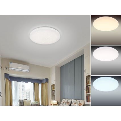 LED Stmievateľné stropné svietidlo LED/150W/230V + diaľkové ovládanie