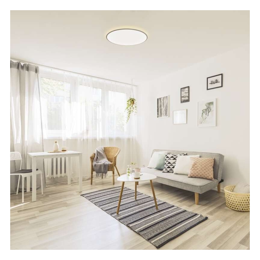LED Stmievateľné stropné svietidlo LED/24W/230V + diaľkové ovládanie okrúhly 2700K-6500K