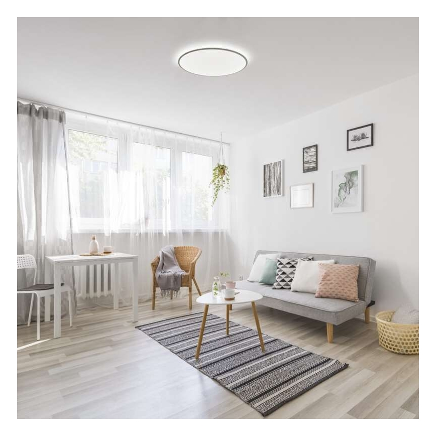 LED Stmievateľné stropné svietidlo LED/24W/230V + diaľkové ovládanie okrúhly 2700K-6500K