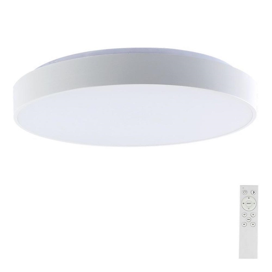 LED Stmievateľné stropné svietidlo LED/40W/230V 3000-6500K 39,5 cm biela + diaľkové ovládanie