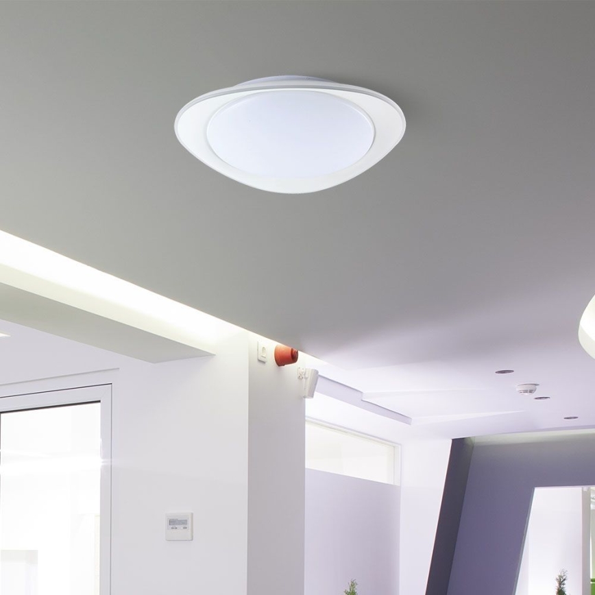LED Stmievateľné stropné svietidlo LED/40W/230V 3000-6500K 45 cm biela + diaľkové ovládanie