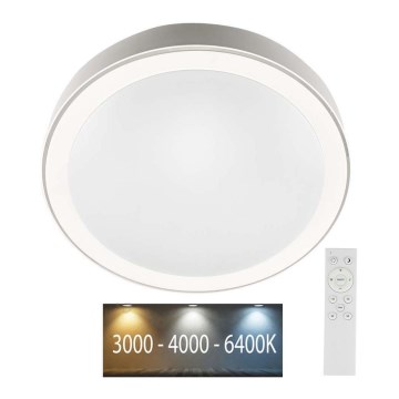 LED Stmievateľné stropné svietidlo LED/40W/230V 3000K/4000K/6500K + diaľkové ovládanie