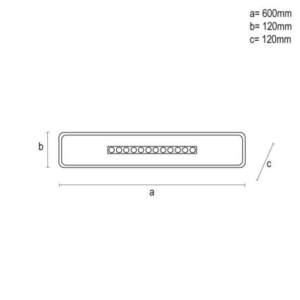 LED Stmievateľné stropné svietidlo LED/42W/230V 3000-6500K biela + diaľkové ovládanie