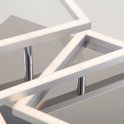 LED stmievateľné stropné svietidlo LED/42W/230V 3000K matný chróm