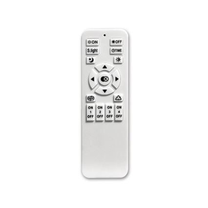 LED Stmievateľné stropné svietidlo LED/45W/230V 3000-6500K čierna + diaľkové ovládanie