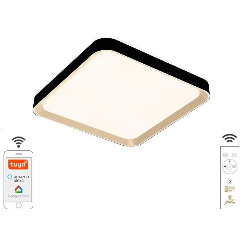 LED Stmievateľné stropné svietidlo LED/48W/230V 2700-6500K Wi-Fi Tuya + diaľkové ovládanie