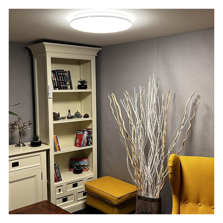 LED Stmievateľné stropné svietidlo  LED/48W/230V 2700-6500K Wi-Fi Tuya + diaľkové ovládanie