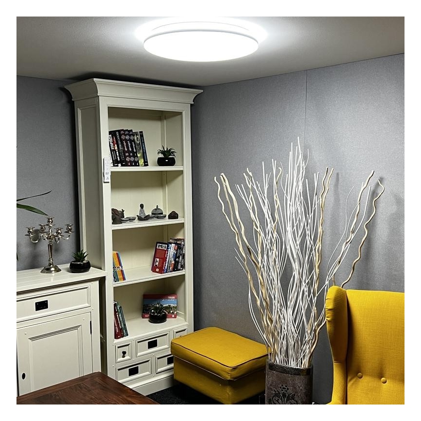 LED Stmievateľné stropné svietidlo  LED/48W/230V 2700-6500K Wi-Fi Tuya + diaľkové ovládanie