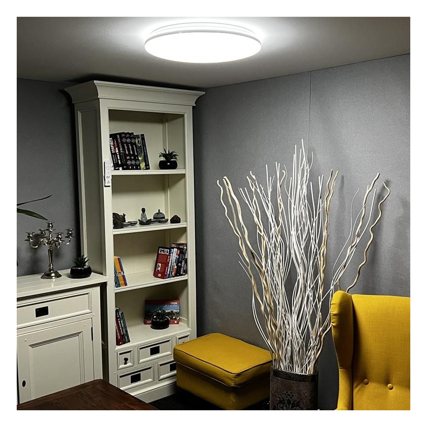 LED Stmievateľné stropné svietidlo  LED/48W/230V 2700-6500K Wi-Fi Tuya + diaľkové ovládanie
