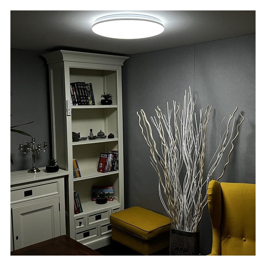 LED Stmievateľné stropné svietidlo  LED/48W/230V 2700-6500K Wi-Fi Tuya + diaľkové ovládanie