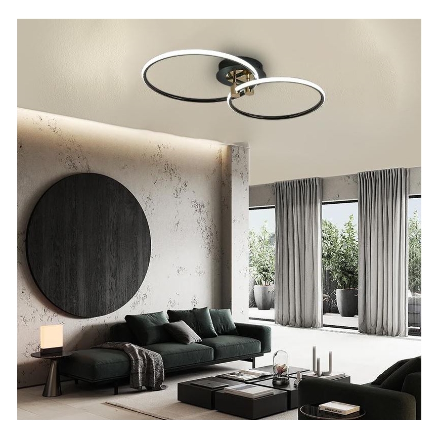 LED Stmievateľné stropné svietidlo LED/48W/230V 3000-6500K + diaľkové ovládanie