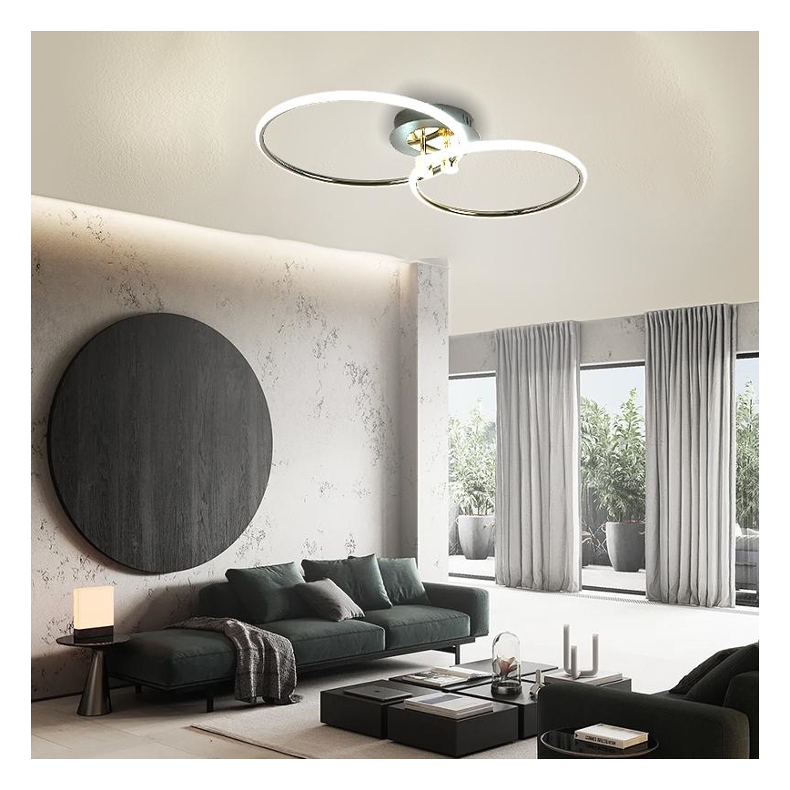 LED Stmievateľné stropné svietidlo LED/48W/230V 3000-6500K + diaľkové ovládanie