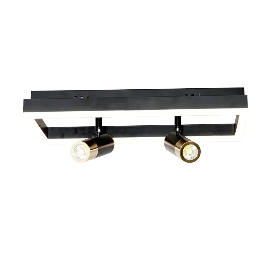 LED Stmievateľné stropné svietidlo LED/50W/230V 3000-6500K čierna + diaľkové ovládanie