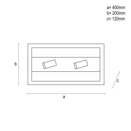 LED Stmievateľné stropné svietidlo LED/50W/230V 3000-6500K čierna + diaľkové ovládanie