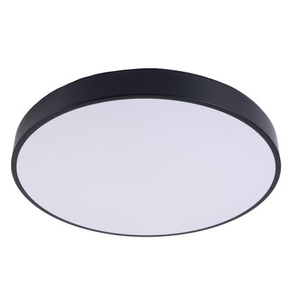 LED Stmievateľné stropné svietidlo LED/50W/230V 3000-6500K pr. 50 cm čierna + diaľkové ovládanie