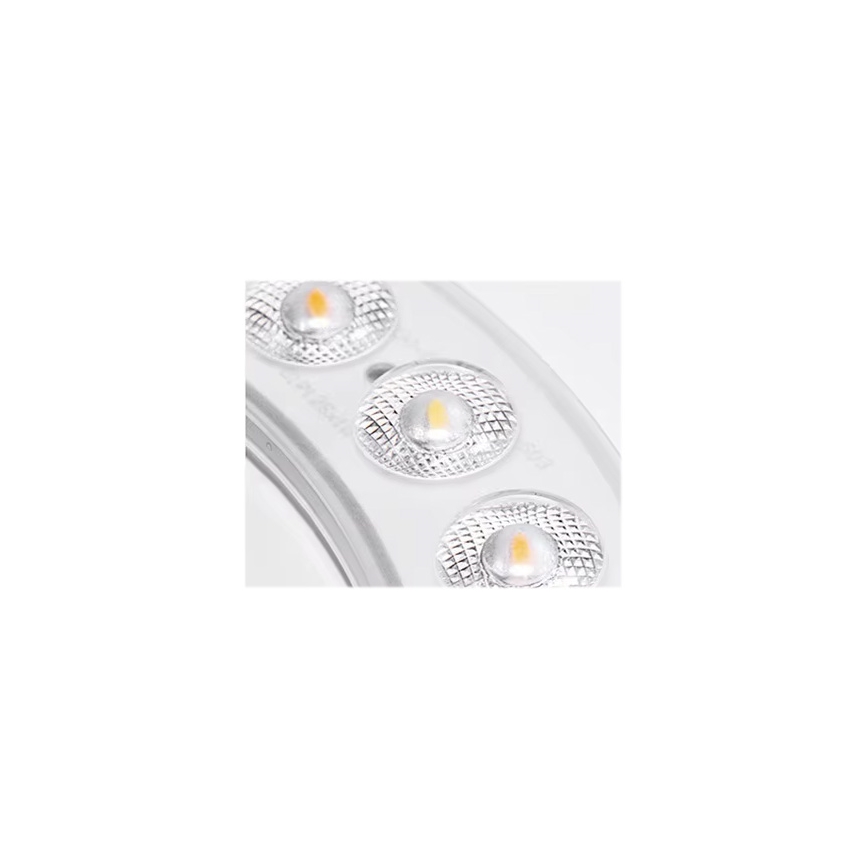LED Stmievateľné stropné svietidlo LED/50W/230V 3000-6500K pr. 50 cm čierna + diaľkové ovládanie