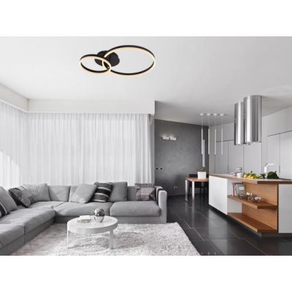 LED Stmievateľné stropné svietidlo LED/55W/230V 3000-6500K + diaľkové ovládanie