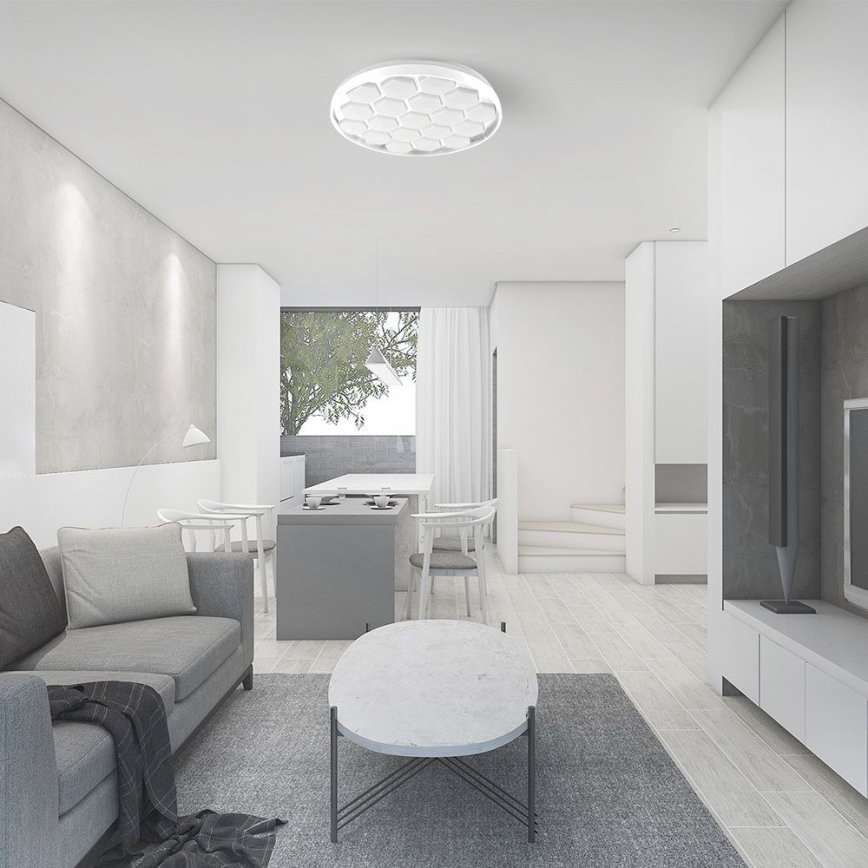 LED Stmievateľné stropné svietidlo LED/60W/230V 3000/4000/6500K + diaľkové ovládanie