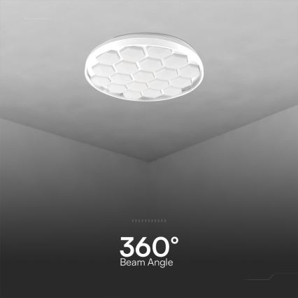 LED Stmievateľné stropné svietidlo LED/60W/230V 3000/4000/6500K + diaľkové ovládanie