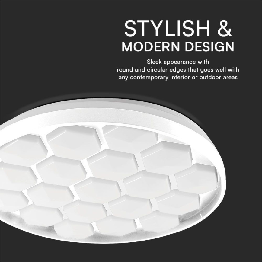 LED Stmievateľné stropné svietidlo LED/60W/230V 3000/4000/6500K + diaľkové ovládanie