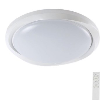 LED Stmievateľné stropné svietidlo LED/60W/230V 3000-6500K 49,2 cm biela + diaľkové ovládanie