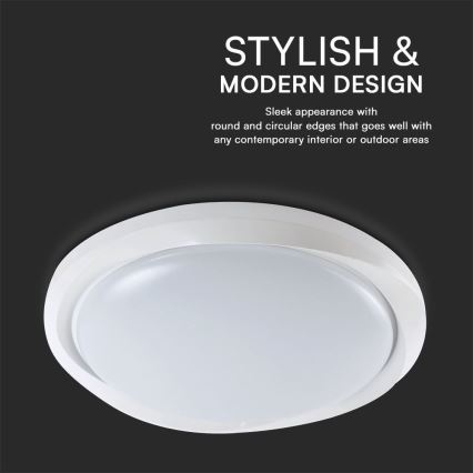 LED Stmievateľné stropné svietidlo LED/60W/230V 3000-6500K 49,2 cm biela + diaľkové ovládanie